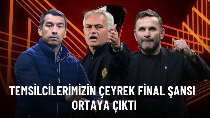 Temsilcilerimizin çeyrek final şansı ortaya çıktı