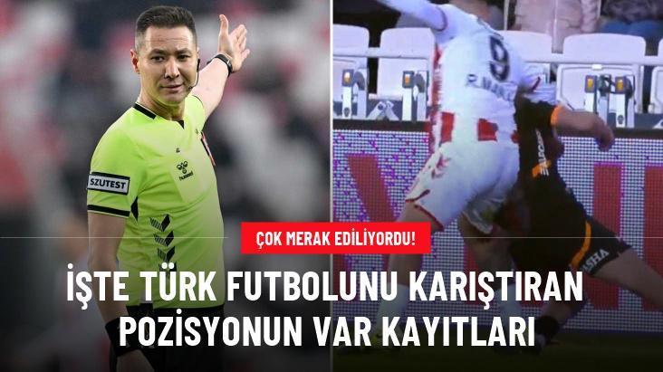 İşte Türk futbolunu karıştıran pozisyonun VAR kayıtları