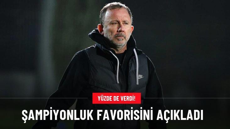 Şampiyonluk favorisini açıkladı